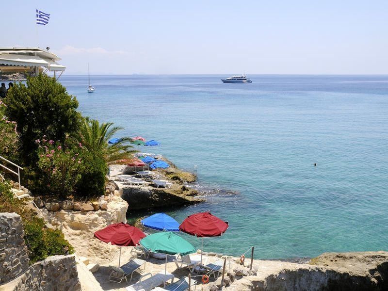 Panorama Hotel Agia Marina  Bagian luar foto